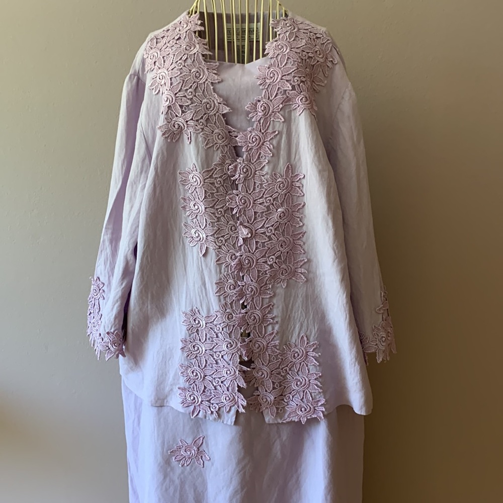 Gorgeous 💜💕Vintage Linen 2 Pс